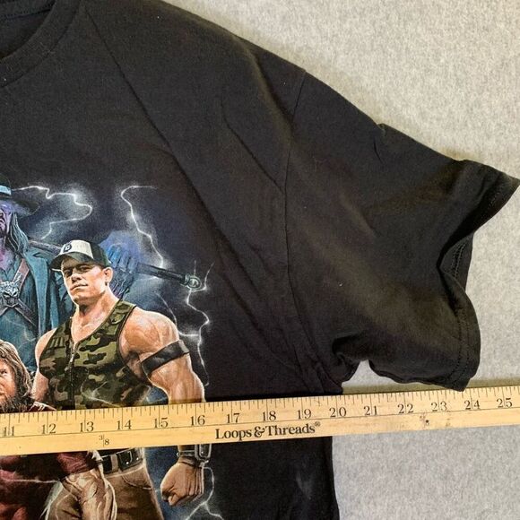 WWE Men’s Size Large Immortals Graphic Game T Shirt Black Short Sleeve Casual - Picture 5 of 8